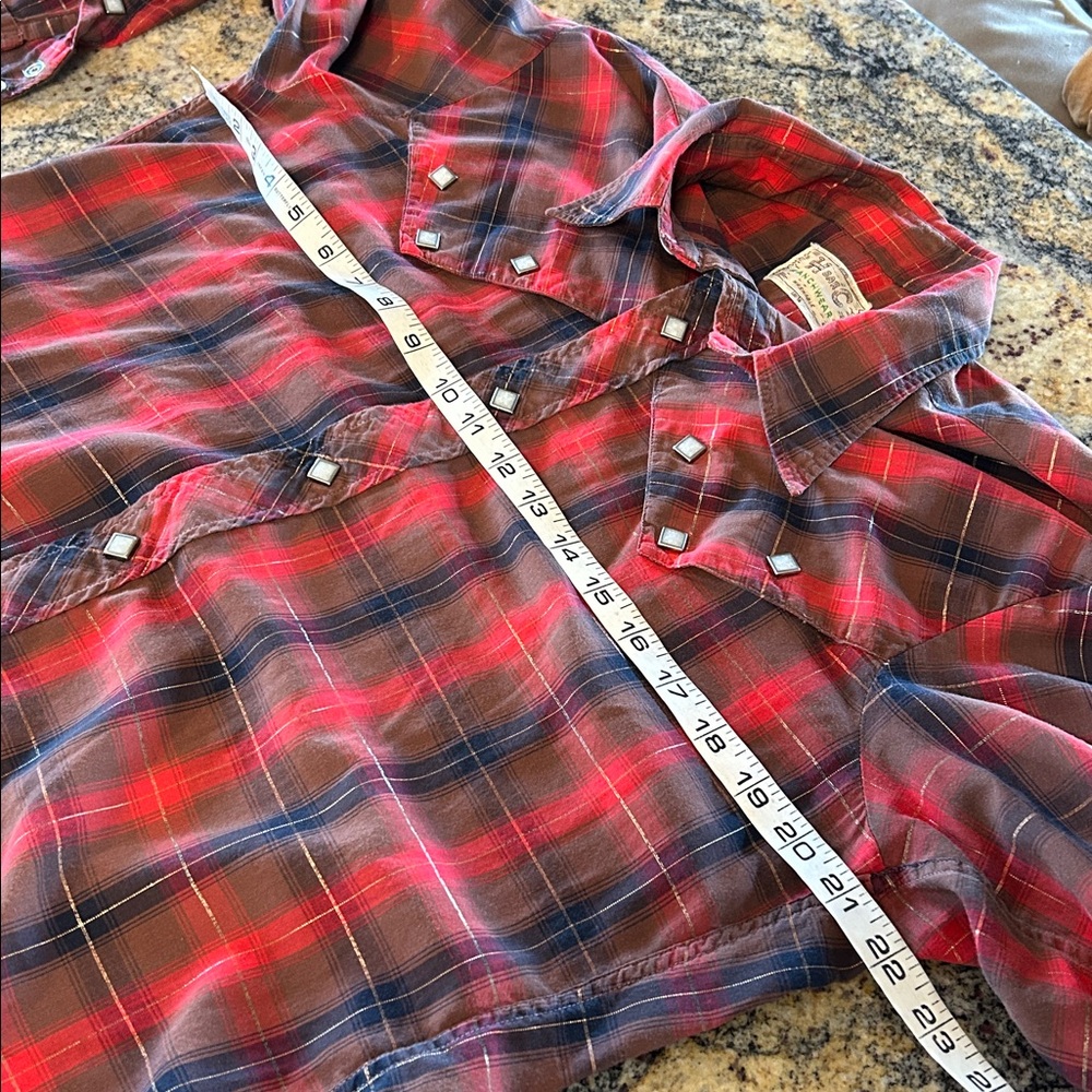 Vintage H Bar C Ranchwear checkered shirt - Picture 4 of 10